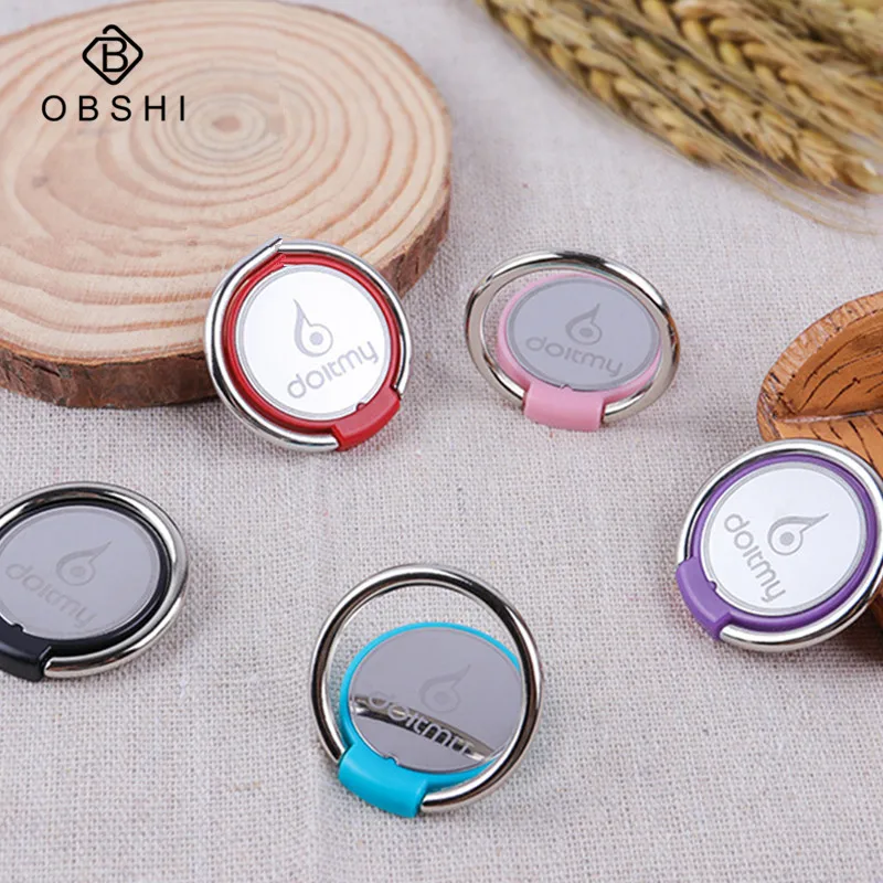 

New Finger Ring Holder For iphone X XR XS Max Metal Round Phone Holders Buckle Bracket Mobile Smartphone Accessories