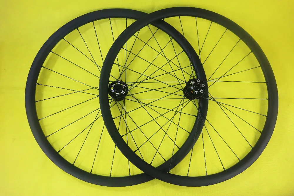 Excellent 29er MTB XC 28mm asymmetric clincher tubeless carbon wheelset 23mm inner width 28H Novatec D791SB D792SB marathon bicycle wheels 0