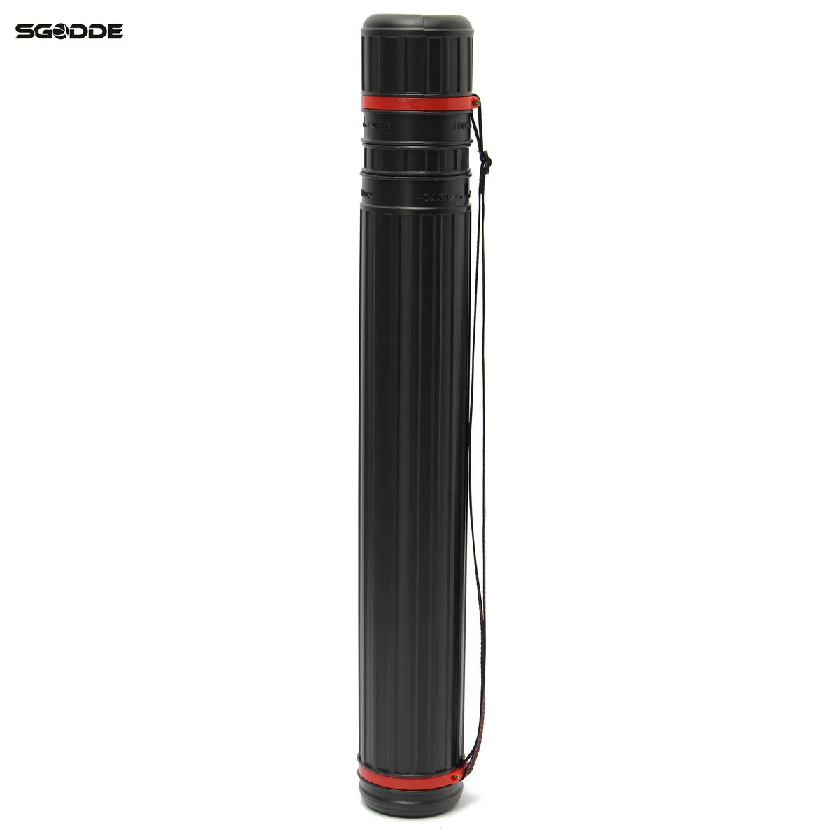 

65cm-105cm PE Portable Telescopic Archery Arrow Holder Plastic Quiver With Adjustable Back Strap For Hunting Shooting