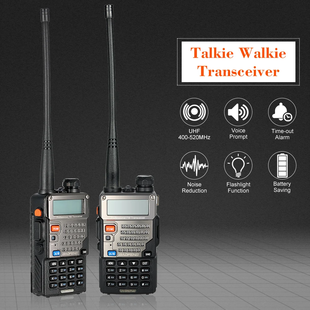 Baofeng uv-5re плюс рации 128ch двухдиапазонный УКВ 136-174 мГц и UHF 400-520 мГц трансивер двухстороннее Радио Портативный переговорные