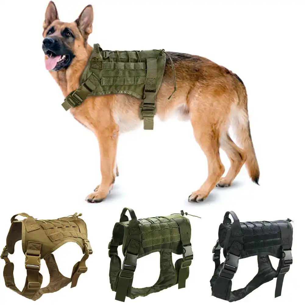 german shepherd military vest