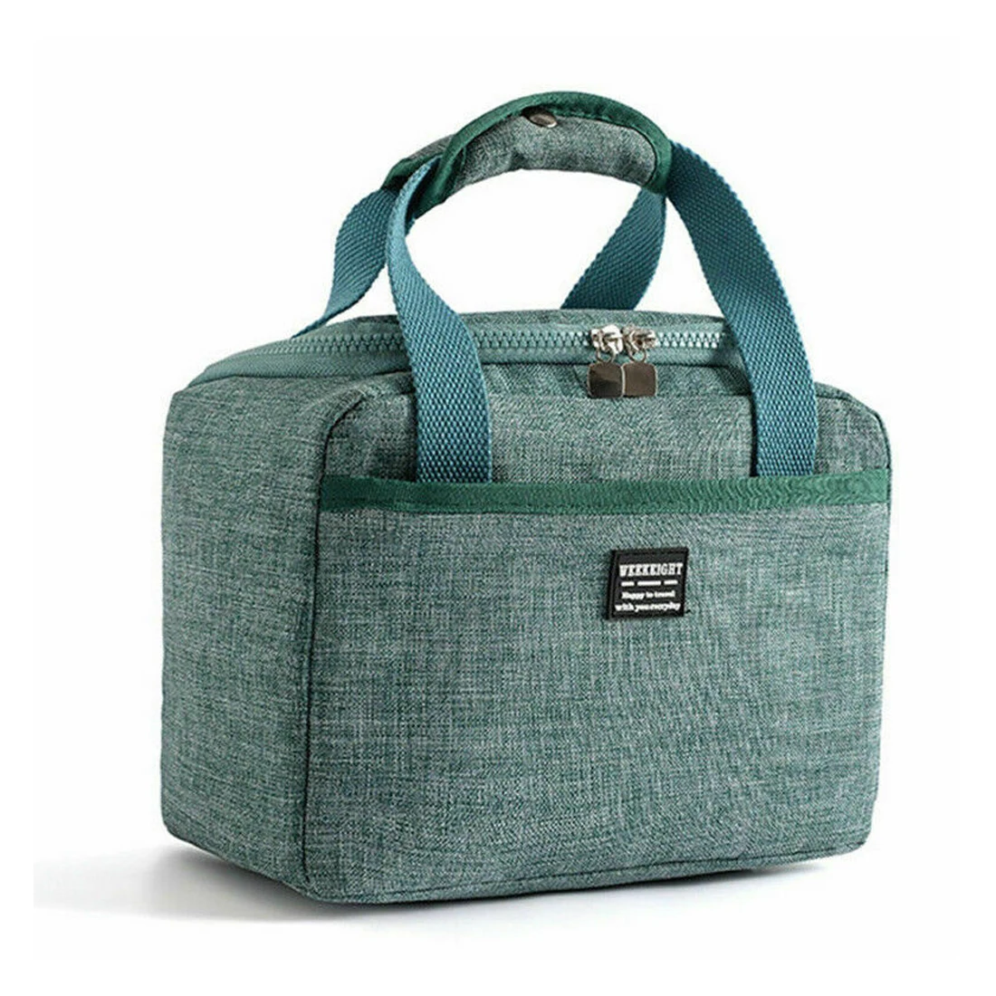 Laamei водонепроницаемая изолированная сумка для женщин, детей, мужчин, портативный Повседневный чехол для еды, изолированная сумка, сумка для пикника, унисекс - Цвет: Green