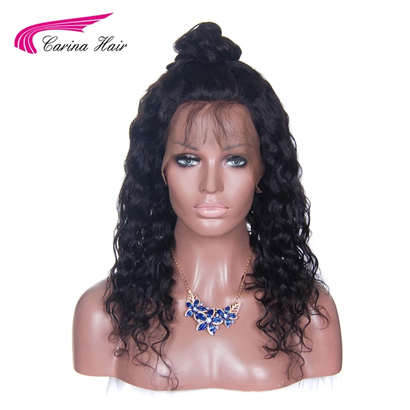 Carina font b Hair b font 150 Density Color 1B Malaysian Non Remy font b Human