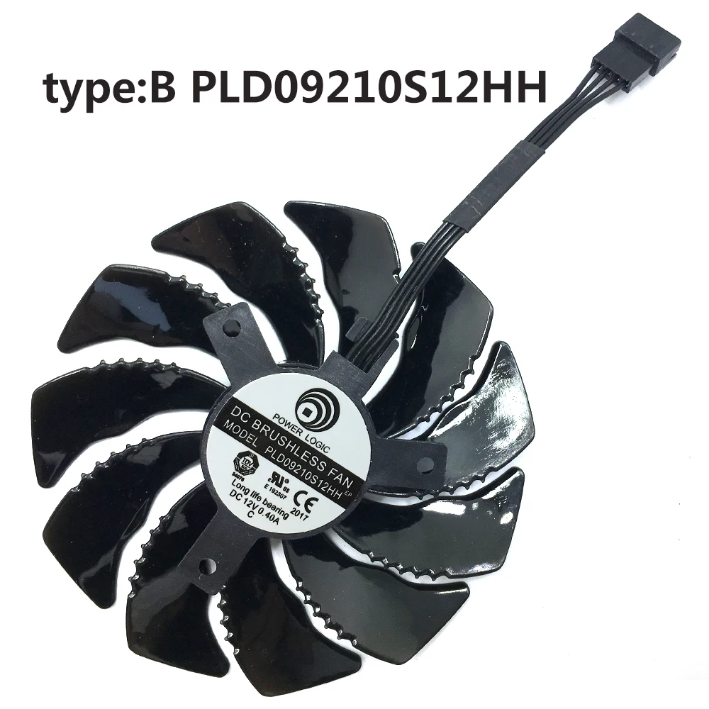 Новый вентилятор для видеокарты Gigabyte GTX 1050 1060 1070 960 RX 470 480 570 580|Охлаждающие