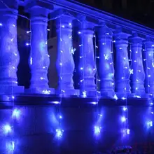 3*0,6 м 120 Светодиодные Огни мигалка бабочка ледяной бар лампа для свадьбы рождественские украшения водонепроницаемый 5 шт