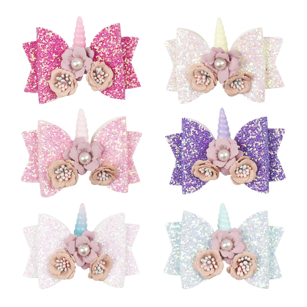 IBOWS 9*25 мм плоская задняя Смола мини Единорог рога смолы DIY ювелирные изделия