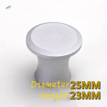 

10Pcs Space Aluminum Matte Single Hole Modern Kitchen Cabinets Furniture Wardrobe Handle(Diameter:25mm)