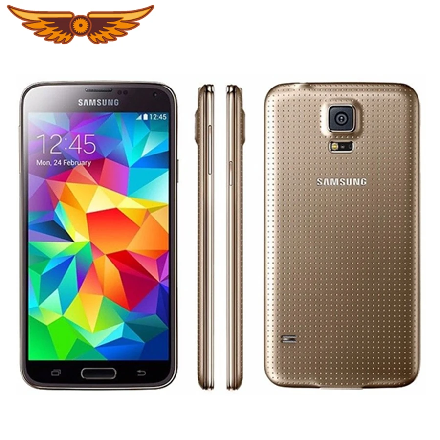 Оригинальный разблокированный Samsung S5 I9600 G900F G900A G900H 5 1 дюйма 2 Гб ОЗУ 16 ПЗУ