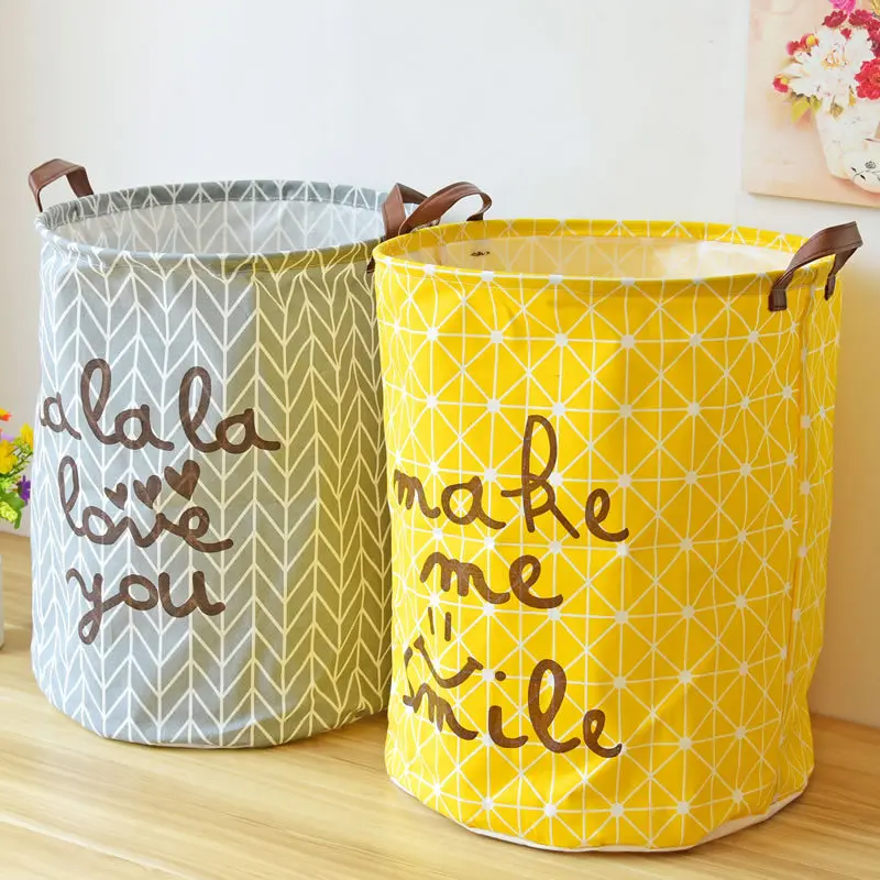 Billige Mode Geometrie Brief Schmutzige Lagerung Korb Leinen Schreibtisch Spielzeug Storage Box Halter Schmuck Kosmetik Schreibwaren Veranstalter Fall #32