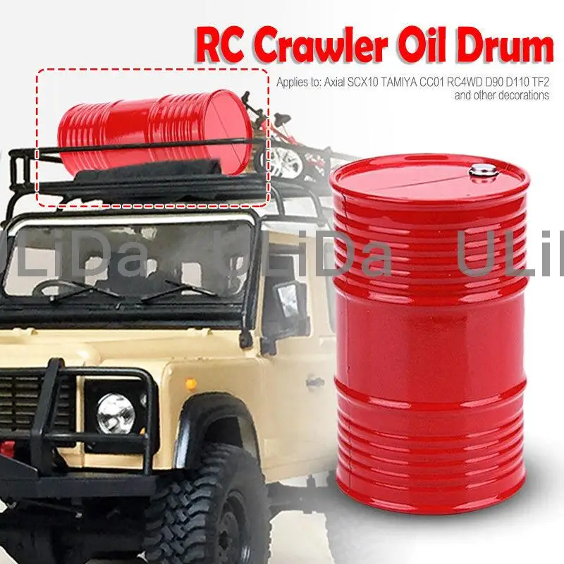 RC Rock Crawler 110 Accessories Plastic Oil Drum Tool for Axial SCX10