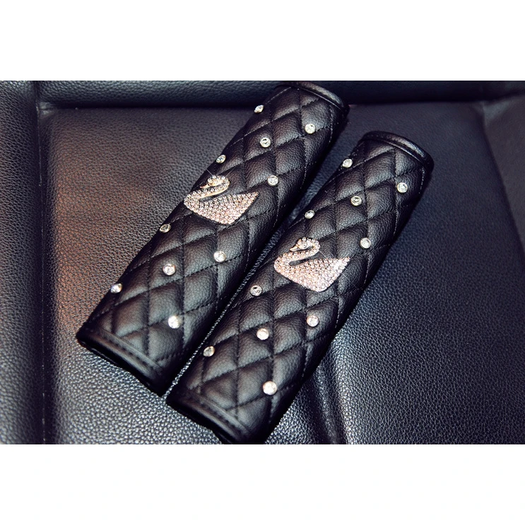 

2018 car-styling Shoulder Pads Cover Protector PU Leahter Auto Sheath Safety Seatbelts Shoulder Pads Comfortable Harness