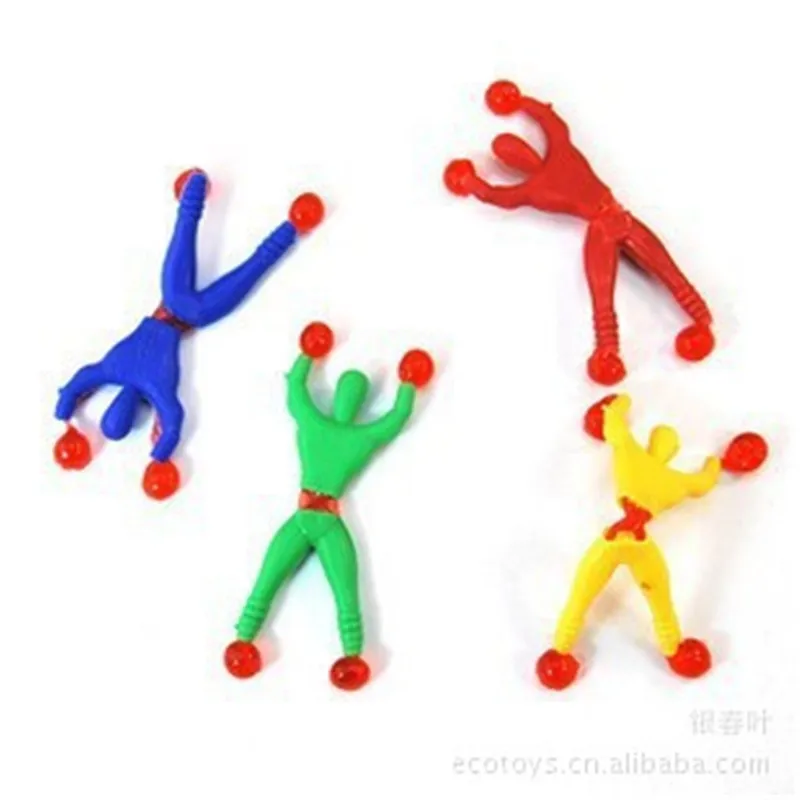

12pcs Sticky Wall Climbing Climber Men Kids Party Favors Supplies Pinata Fillers Birthday Gift Treat Bag Goody Bag Novel Gift