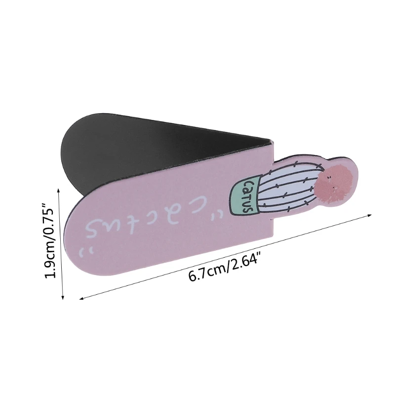 3 шт./компл. свежие милые кактусы магнитные закладки книги пометка страницы студенческий канцелярский школьный офисный поставка