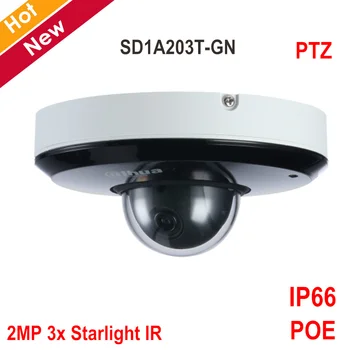 

Dahua POE PTZ Camera SD1A203T-GN 2MP 3 x Starlight IR Network Camera STARVIS CMOS IR 15m for Outdoor IP66 Survillance camera