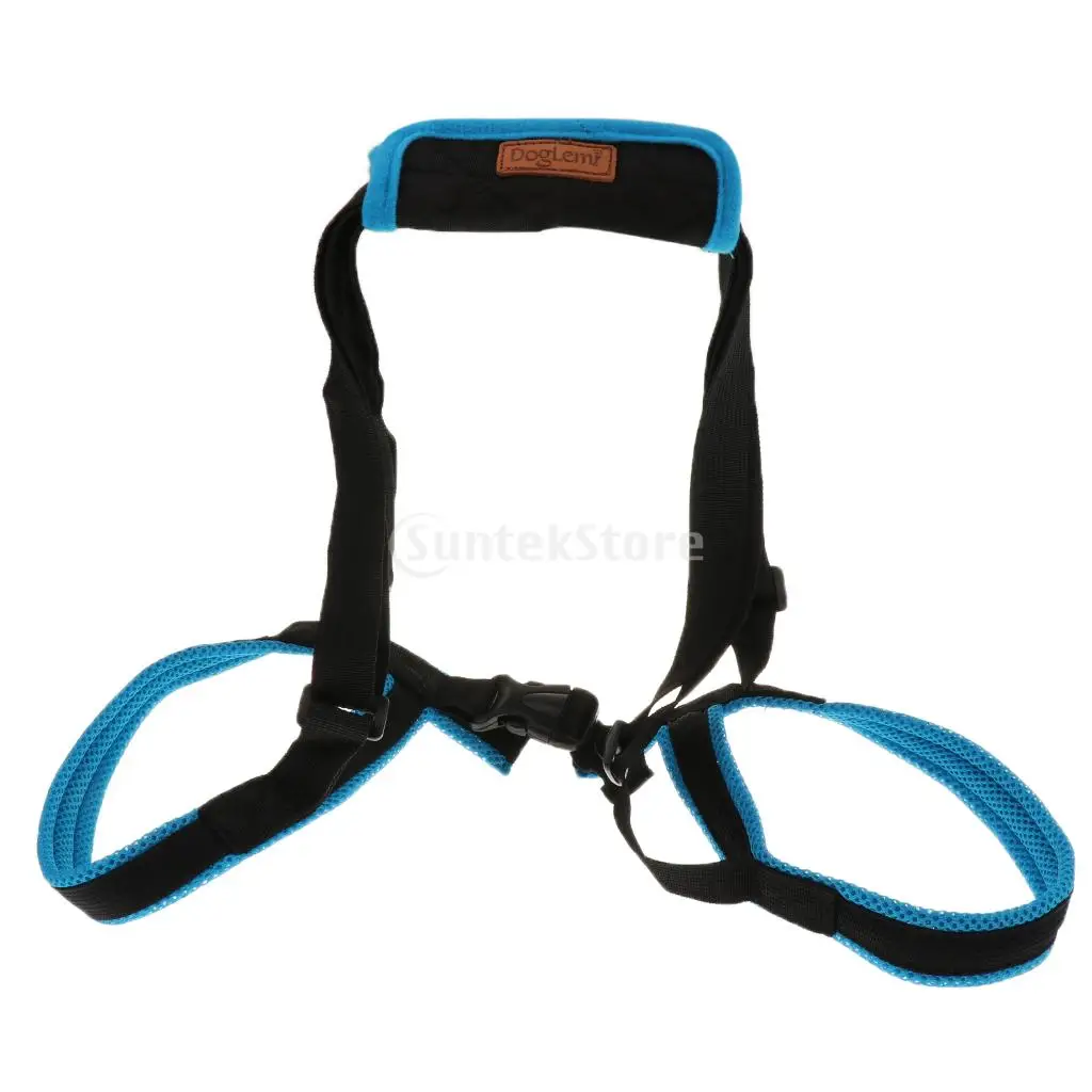 Pet Dog Hind Leg Auxiliary Belt Lift Harness Mobility Support Harness with Assist Sling for Old Injured Dogs