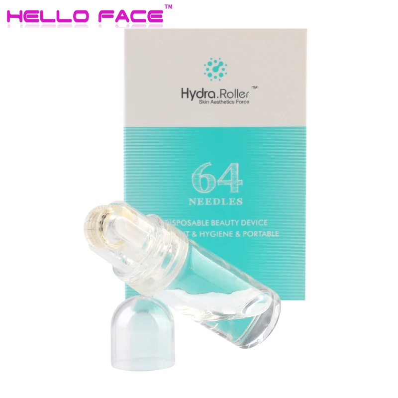 

Hydra Roller 64 Pin Micro Needle Titanium needle Tips Hyaluronic Acid Skin Care Acne Reduce Pore Tighten