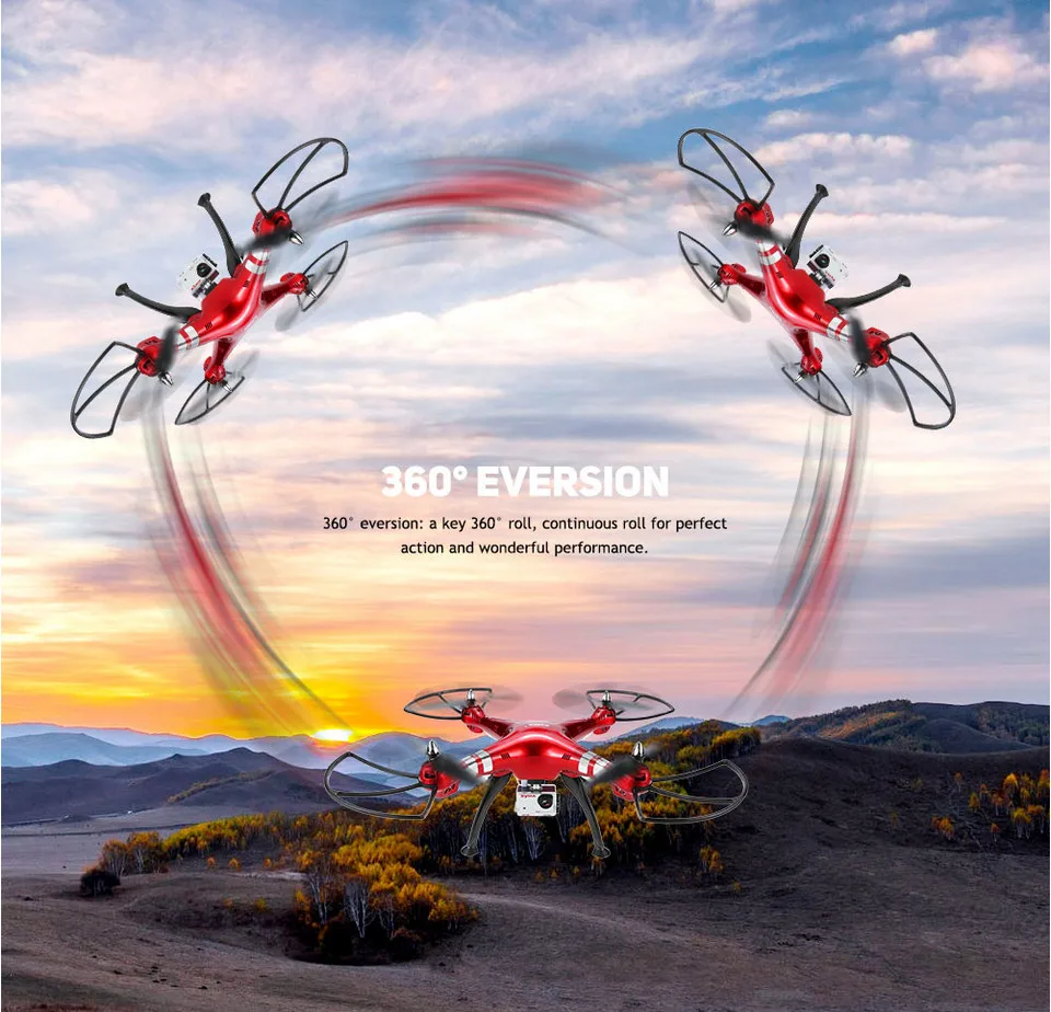 

NEW Arrival Syma X8HG RC Drone Quadcopter With 8.0MP HD Camera High Headless Mode Automatic Air Pressure 2.4G 4CH 6 Axis Gyro