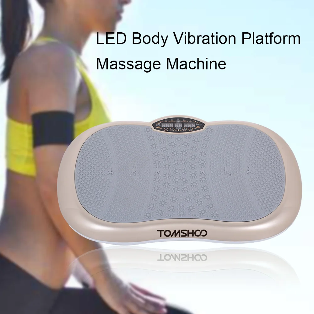 

Touchscreen LCD Body message Workout Trainer Hips Muscle Weight Loss messager Vibration Platform Fitness Vibration Plate Machine