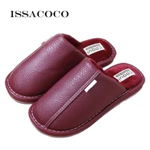 

ISSACOCO Cotton Slippers Women Winter Warm Slippers Women Slippers Lovers Home Furry Slippers Women Shoes For Bedroom Zapatillas