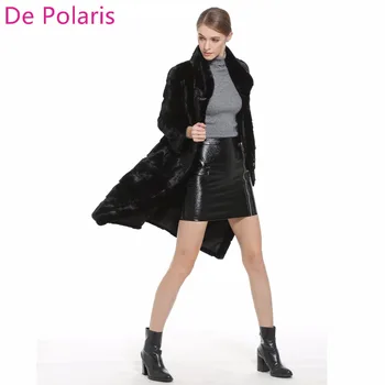 

Mink Fur Coat Female Natural Fur Mink Coats Real long mink fur Genuine Real fur coats waistcoat Women Coat fast Ship by DHL