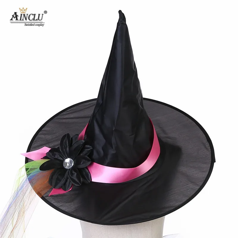 Детская юбка-пачка ведьмы на Хэллоуин для девочек с шляпой, украшением в виде цветка, страшный костюм для маленьких девочек, праздничная детская одежда на день рождения