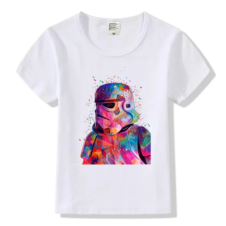 

Star Wars T-shirt children's new T-shirt baby summer T-shirt robot shirt cartoon print shirt T-shirt BHY435