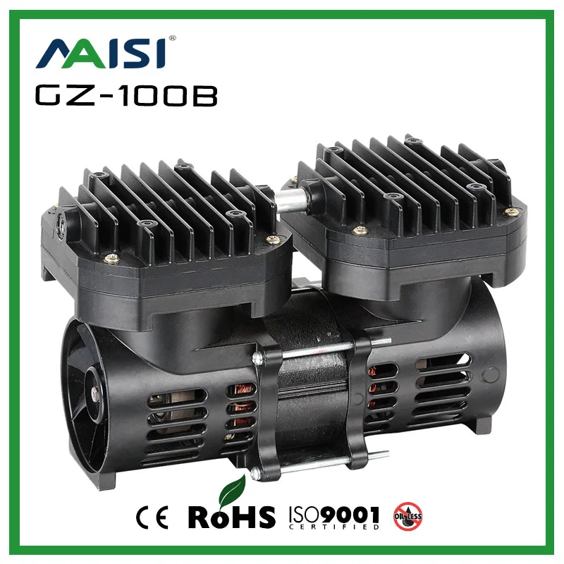 Maisi AC 220V 100W  High Pressure Vacuum Pump Oilless  Diaphragm Pump Flow 35L/min