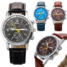 Luxury Stylish Faux Crocodile Leather Men Quartz Analog Watch WatchesCan be wholesaleFree shipping