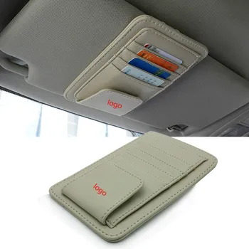 

For BMW M Logo Car Sun Visor Glasses Holder Credit Card bag For E46 E36 E39 X5 X3 E90 E60 F30 F10 F15 E63 E64 E65 E86 E89 E92