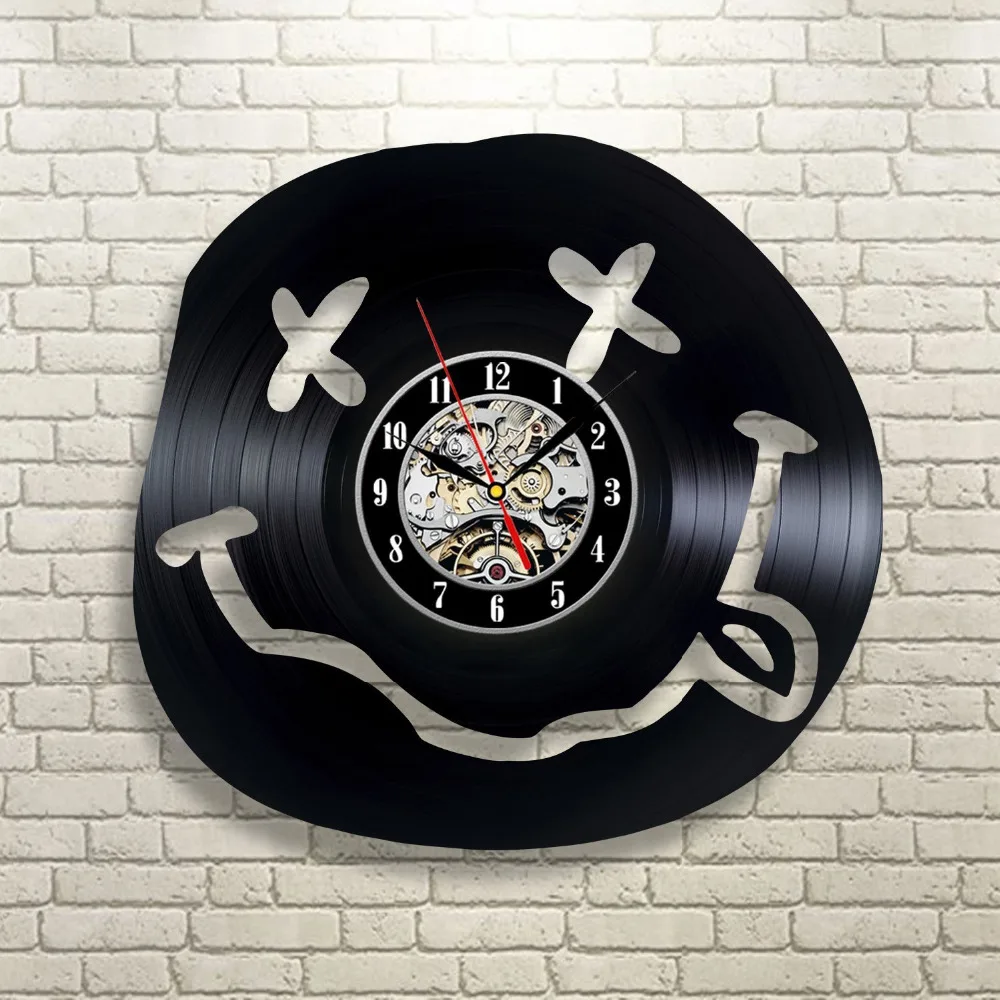 Nirvana Smells like teen spirit Vinyl Wall Clock Art Gift Room Modern Home Record Vintage Decoration