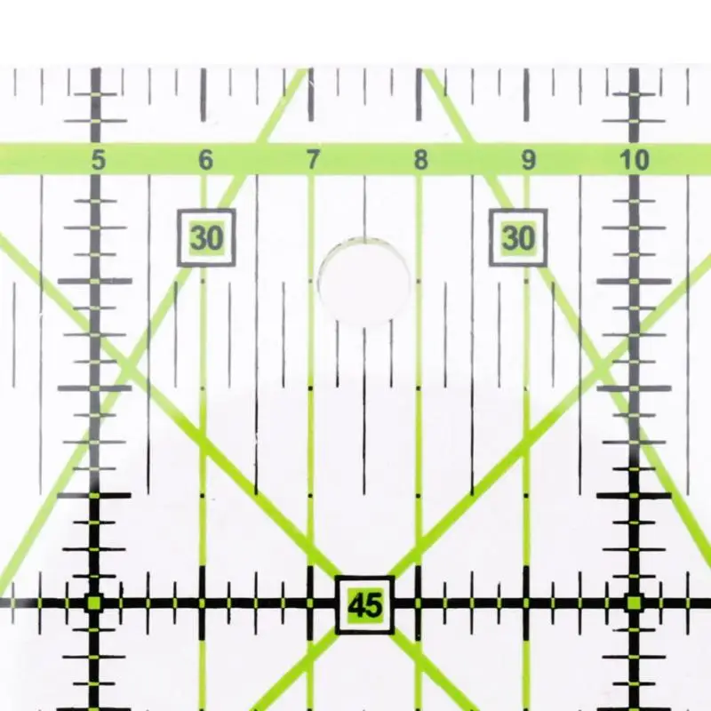 DIY Лоскутная линейка квадратная портновская прозрачная стежка инструмент для резки портновского ремесла DIY ручные швейные инструменты 15*15 см