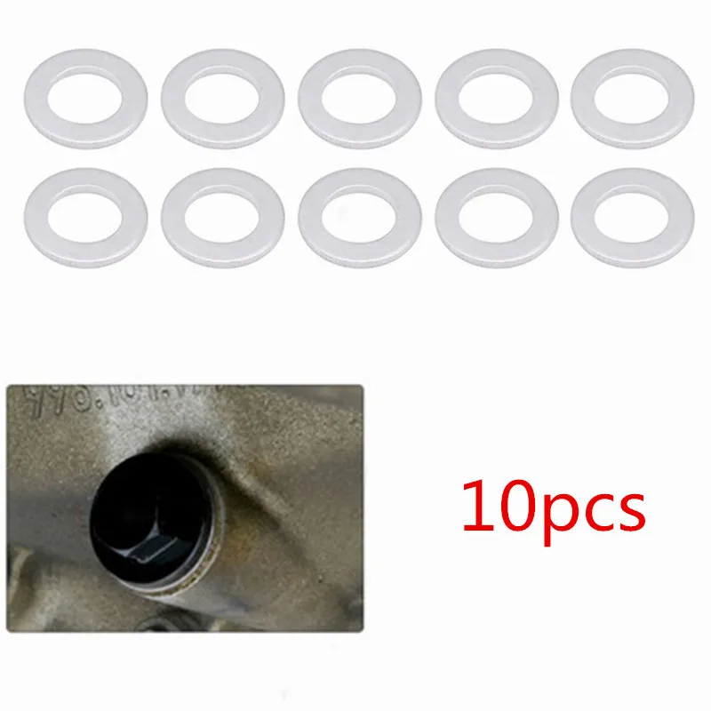 10pcs Oil Drain Plug Washer Gaskets for Honda/Acura 94109 14000 Gaskets