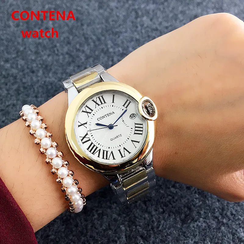 Contena, роскошные Брендовые женские часы Datejust, часы, серебро, нержавеющая сталь, наручные часы, женские часы, hodinky reloj relogio feminino