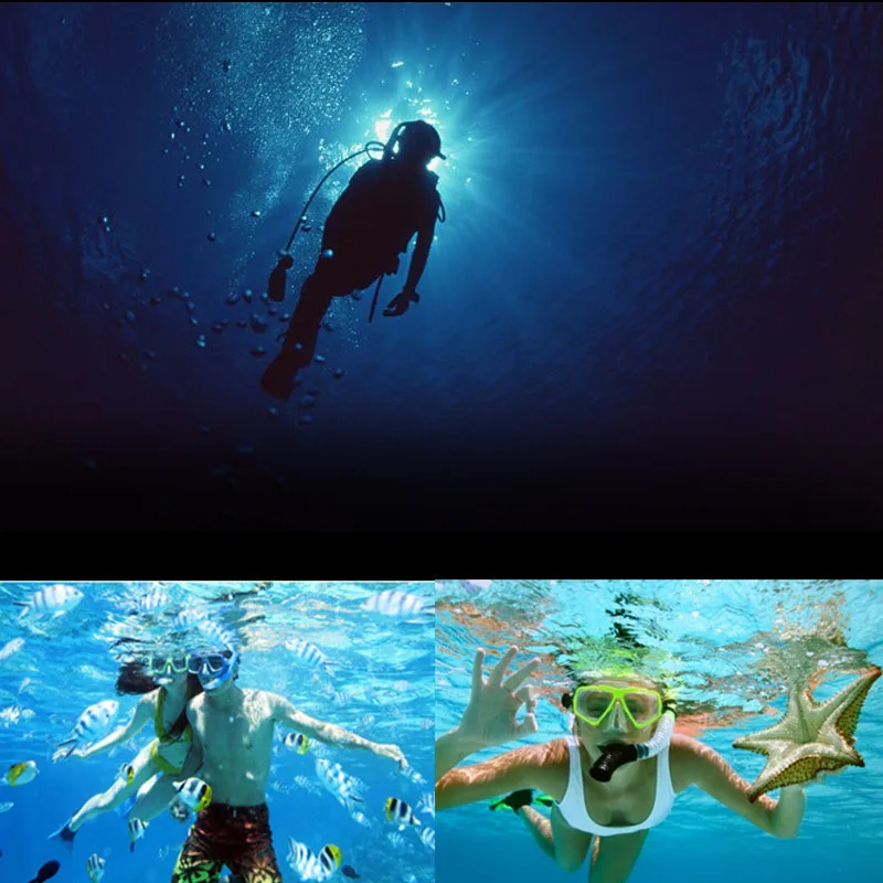 مهنة الغوص معدات الغوص قناع الجافة غص مجموعة الغوص معدات الغوص كيت الكبار قابل للتعديل رئيس حزام غص معدات