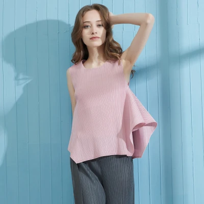 Gratuite Sans Livraison En De Lâche gris Mode Noir shirts army vert orange T Pli multi bourgogne Miyake Couleur Stock Manches Solide Green rose dwr7rnqf
