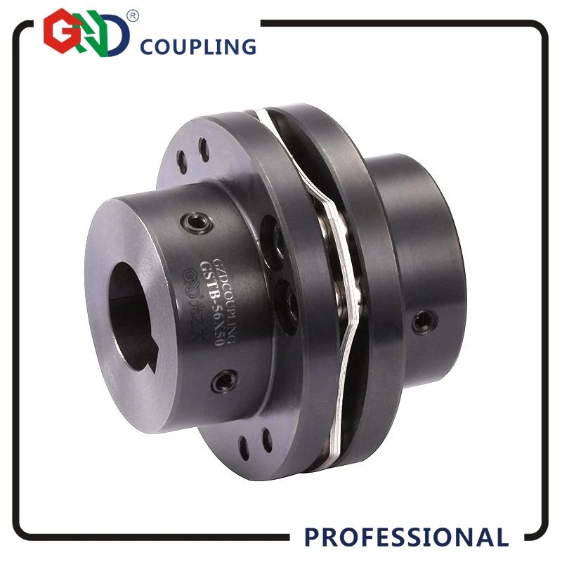 US $194.75 5 Pieces GSTB Flexible Coupler Steel High Rigidity Single Diaphragm Keyway Series For Servomotor Stepmotor Shaft Coupling