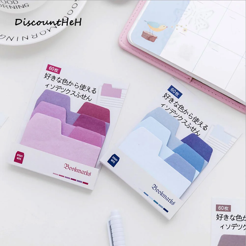 

Colorful Index Sticky Notes Notebook Planner Accessories Tool Index Sticky Sticker Message Notes Scratch Pad Size 9.8*8cm