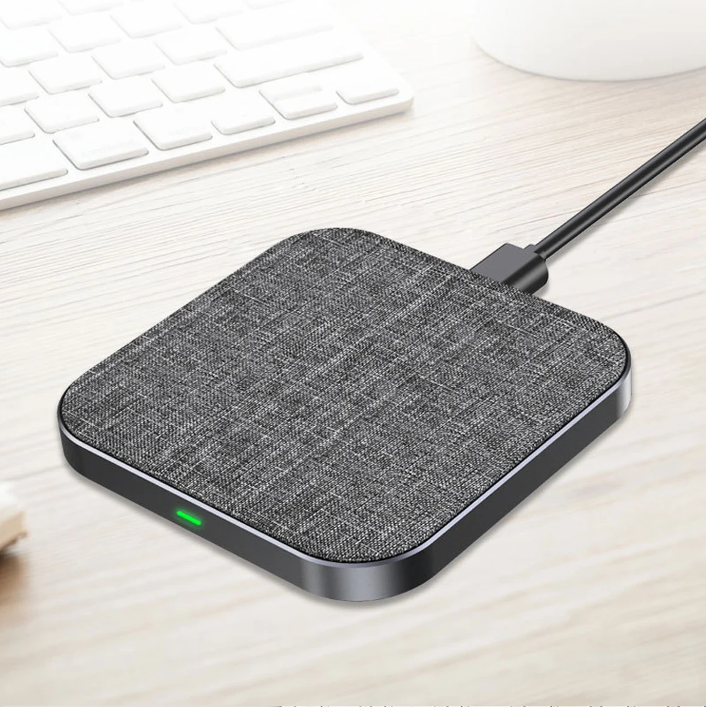Ascromy 10W Wireless Charger QI Fast Charging Pad for iPhone Xs Max XR X 10 8 Plus 8plus Xiaomi Samsung Galaxy S9 S8 S10 Note 9 Cordless Accessories (7)