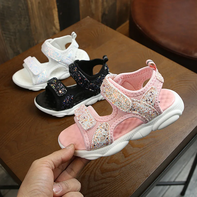 

AFDSWG summer shoes kids pink girls leather sandals White kids boys sandals black beach sandals kids, kids leather sandals