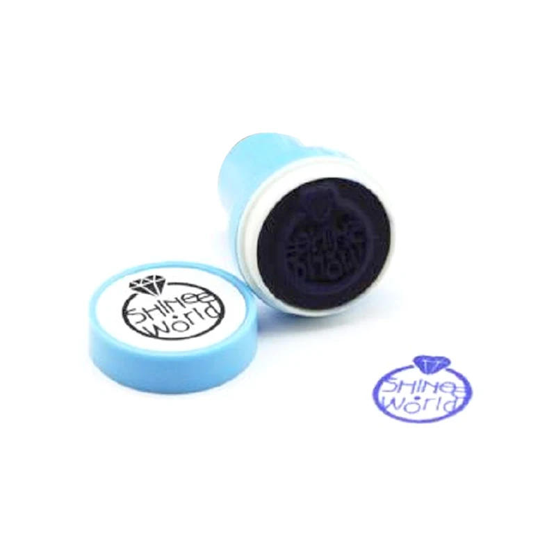 

Kpop Fashion Shinee LOGO Stamp Watercolour Without stamp-pad Ink Model Toy Collection