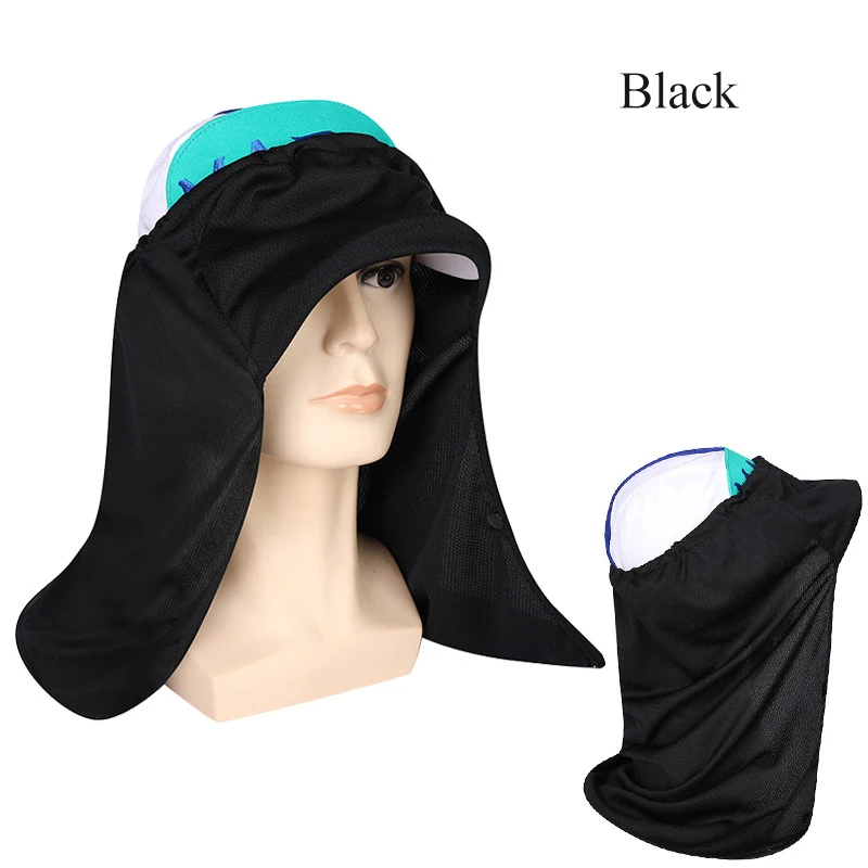 

UV Sun Protection Wide Brim Fishing Cap Empty Top Unisex Summer Neck Face Flap Gardener Hat for Outdoor Sports Travel