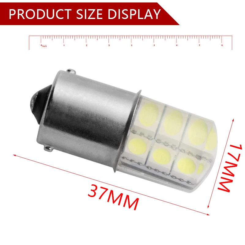1 шт. автомобильный 1156 COB светодиодный светильник BA15S P21W 5050 Smd 6 Led авто тормозной