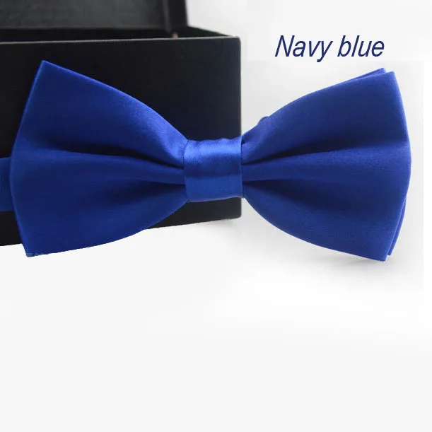 Классический мужской галстук, регулируемый смокинг, Свадебный галстук-бабочка, галстук-бабочка, 14 цветов, галстук-бабочка для мужчин, новинка - Цвет: Navy Blue