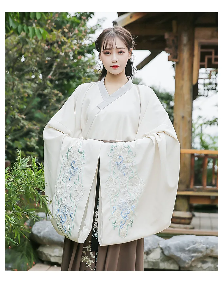 Hanfu для взрослых, Национальный сценический костюм для выступлений, для женщин и мужчин, Династия Цин, китайский стиль, традиционный праздничный костюм DN3506