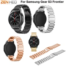 Для Шестерни S3 Frontier нержавеющая steeel ремешок для samsung Шестерни s3 Классические наручные часы Smart Band Ссылка ремень браслет Ссылки