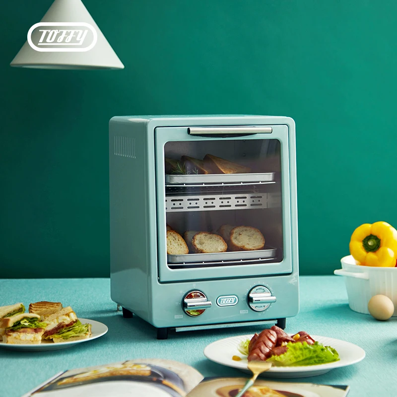 

Japanese imported home double-deck quick-heating oven baking multi-functional mini-retro oven