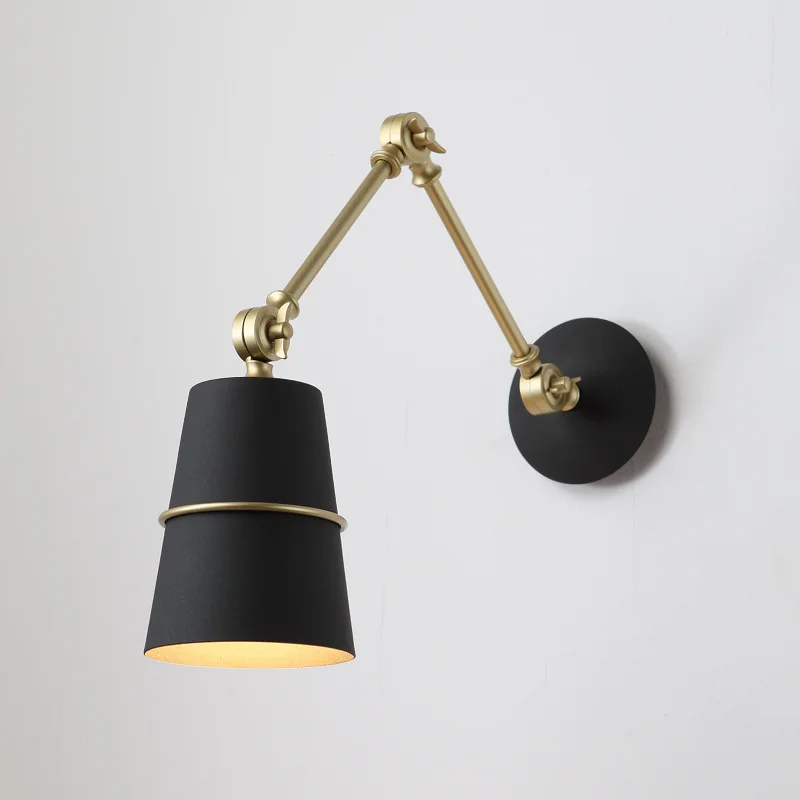 

Postmodern Wall Lamp Personality Long Wall Lamps Creative Study Office Retractable Wall Lights Bedroom Bedside Lamp Aisle Lights