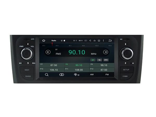 Top Ips screen Android 8.0 Car Dvd Navi Player FOR DECKLESS FIAT OLD PUNTO gps auto stereo audio multimedia 2