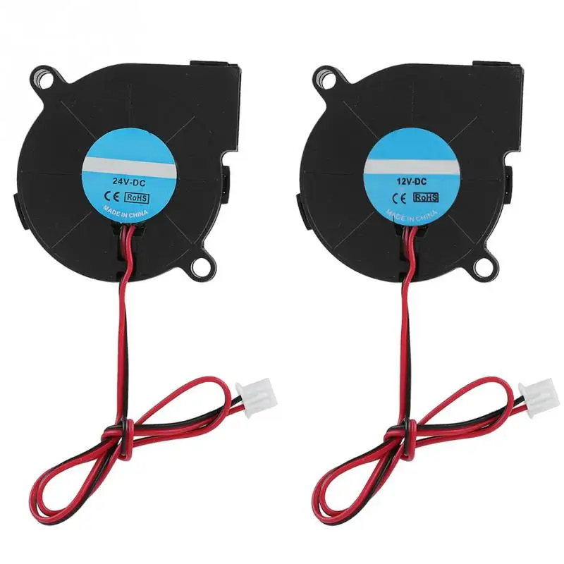 12 V/24 V 5015 DC 50*50*15mm турбо вентилятор охлаждения для 3D принтера DIY аксессуары|Детали и