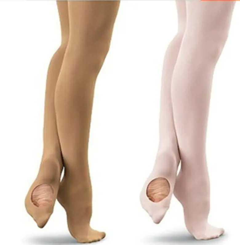 

Professional Kids Children Girls Soft Microfiber Convertible Ballet Dance Tights Stockings Pantyhose